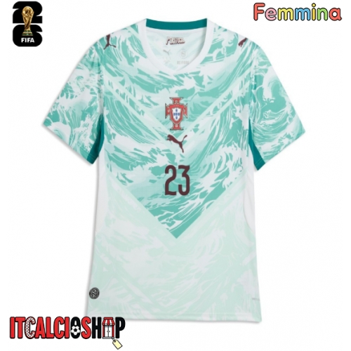 Portogallo Vitinha #23 Seconda Maglia Femmina Mondiali 2026 Manica Corta